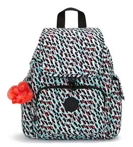 kipling Basic Print City Pack Mini Backpack XS Rucksack Rucksack Abstract Print - Bild 1 von 4