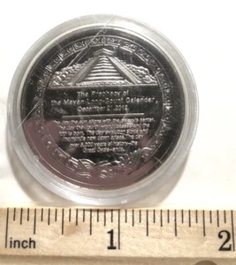 The Prophecy Of The Mayan Long Count Calendar December, 21/2012 Coin - Picture 1 of 2