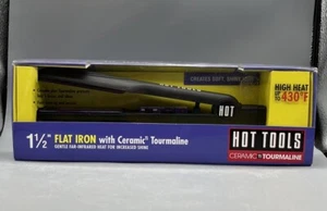 Hot Tools Ceramic Tourmaline Flat Iron - 1 1/2” - Picture 1 of 4
