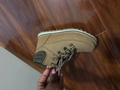 El lugar infantil niño niño botas con cordones imitación cuero marrón 9C Foto 1 de 4