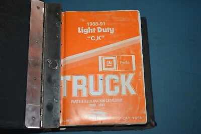 Catálogo de piezas de camioneta Chevrolet GMC 1988-91 de servicio ligero C/K 1500 2500 35 Foto 1 de 4