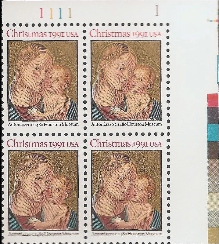 1 #2578 (.29) ROMAN MADONNA PB OF 4. BIN $2.50. - Image 1 of 1