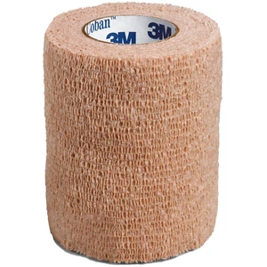 3M Coban selbstklebendes Halstuch, leicht, Latex, 3" x 5 yds, hellbraun, je 1 - Bild 1 von 1