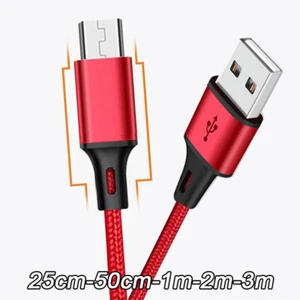 Genuine Fast Charging Micro USB Cable Charger Data Cord For Samsung Xiaomi 2m 3m - Picture 1 of 11