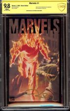 Marvels # 1 CBCS 9.8 White (Marvel, 1994) Alex Ross & Kurt Busiek Verified Sigs