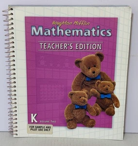 Houghton Mifflin Lehrerausgabe KINDERGARTEN Mathematik MATHE Buch - Bild 1 von 6