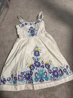 Vestido de niña parche calabaza talla 5  Foto 1 de 2