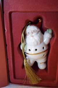 LENOX SANTA ORNAMENT - JINGLE BELLY SANTA - IN BOX - Bild 1 von 1