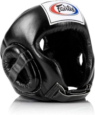 FAIRTEX HG3 HEADGEAR HEADGUARD MUAY THAI BOXING MMA SPARRING KICKBOXING USA LG - Image 1 of 3