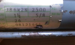 MILLER J86R2N HYDRAULIC CYLINDER - Picture 1 of 3
