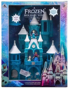 NEU KOSTENLOSER VERSAND Disney Frozen Holiday Wish Walt Disney World Schloss Spielset Neu - Bild 1 von 4
