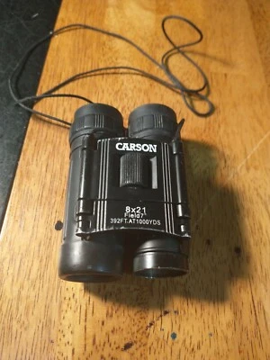 Carson 8x21 392 ft x1000 yds compact binoculars - Image 1 of 3