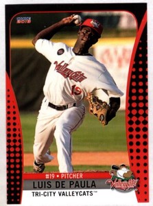 Luis De Paula 2018 Choice Tri-City Valleycats