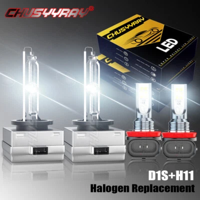 Faros de xenón LED HID + bombillas antiniebla para BMW 750i 750Li 760Li 2006 2007 2008 Foto 1 de 4