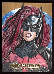 BATWOMAN 2022 CZX DC Crisis on Infinite Earths Artist Sketch Card C1 1/1 - Picture 1 of 2