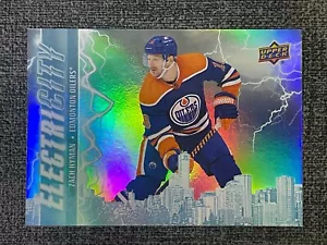 Zach Hyman 2024-25 Upper Deck Series 2 ElectriCity #EC-4 Edmonton Oilers - Picture 1 of 2