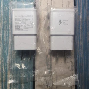 TWO Adaptive Fast Charging Brick Wall Travel Charger Adapter For Galaxy USB-A - Picture 1 of 9