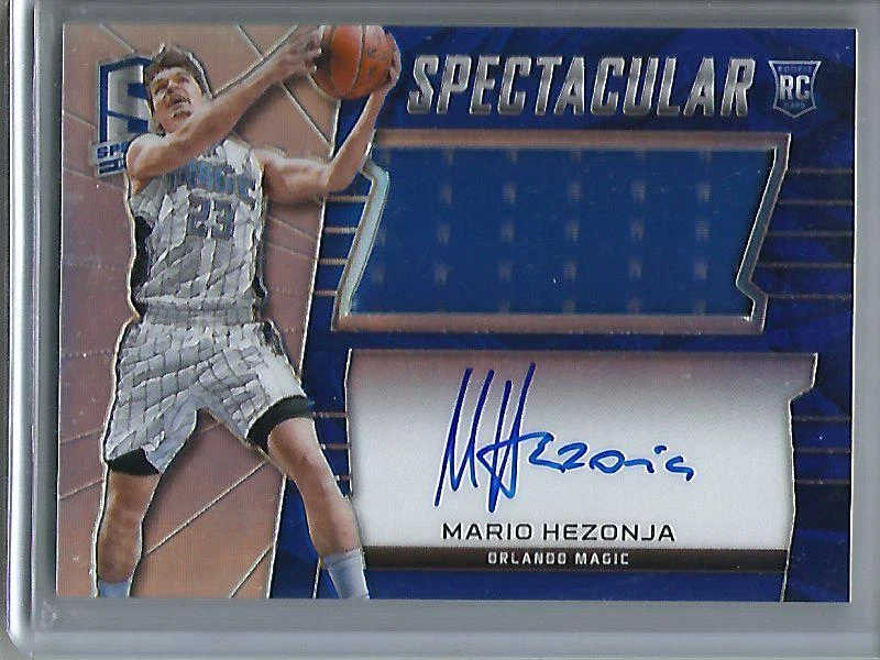 Mario Hezonja 15/16 Panini Spectra Autograph Game Used Jersey Rookie #52/99 - Image 1 of 1
