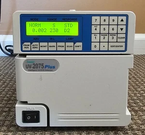 Jasco UV-2075 Plus HPLC Intelligent UV/Vis Detector VWD 8nm 190-600nm *WARRANTY* - Picture 1 of 23