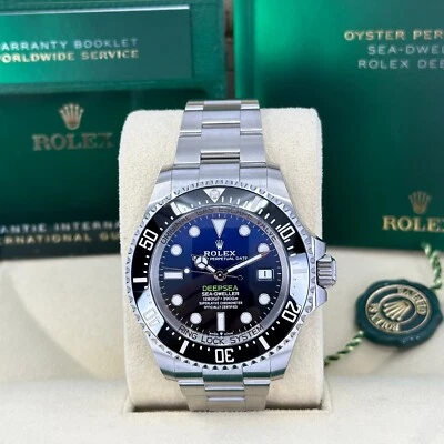 Неиспользованные 2025 Rolex Sea-Dweller Deepse «Джеймс Кэмерон» полный комплект 136660 - Изображение 1 из 4
