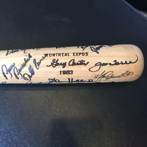 1983 All Star Game Team Signed Gary Carter Personal Game Issued Bat PSA DNA COA - Picture 1 of 12