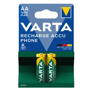 Varta Phone Akku Mignon AA HR6 NiMH 1600 mAh 58399 2er Blister - Bild 1 von 1