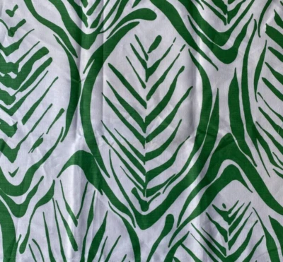 Brunschwig & Fils Tropico Green  24"Fabric Remnant - Image 1 of 4