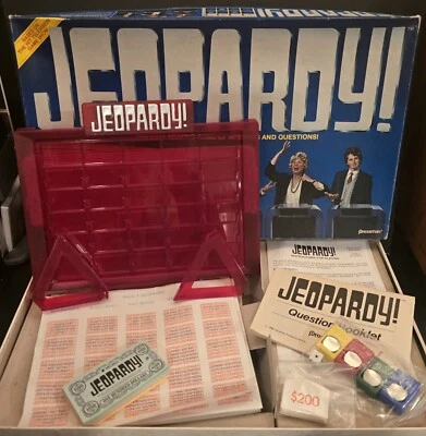 Vintage 1986 Jeopardy! Trivia Board Game of Answers & Questions - Complete   - Image 1 of 4