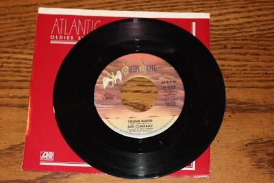 VINYL 45 RECORD BAD COMPANY YOUNG BLOOD B/W DO RIGHT BY YOUR WOMAN UNPLAYED - Image 1 of 2