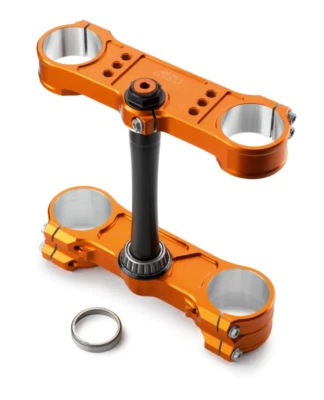 KTM 125 200 250 300 350 400 EXC SX-F 2013-2019 Factory Orange Triple Clamp New - Image 1 of 4
