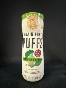 Serenity Kids 6+ Months Grain Free Puffs Toddler & Baby Snack | No Added Sugar, - Picture 1 of 4