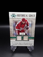 2022 Leaf Lumber Steve Yzerman Historical Goals Stick #2/3 Game Used Relic SP