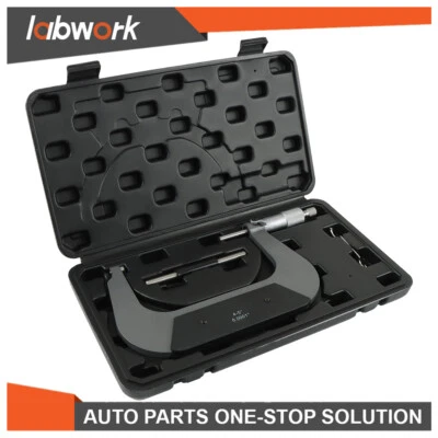 Labwork Precision Outside Micrometer 4 Inch - 5 Inch Precision Carbide Tipped - Image 1 of 4