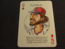 2009 Hero Decks Boston Red Sox Playing Card -Bill Lee-