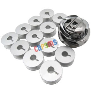 BOBBINS & BOBBIN CASES & ROTARY HOOK SET FOR JUKI DDL DLM DLN DLU with UNDERTRIM - Picture 1 of 6