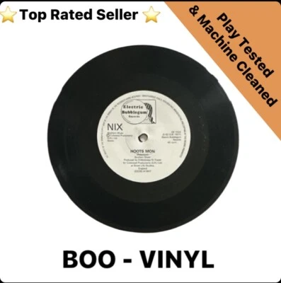 Nix  - Hoots Mon 7” Electronic New Wave Vinyl Record Rare EX  - Image 1 of 4
