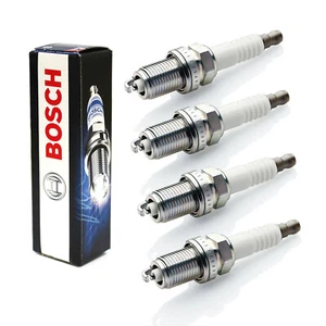4x Fits Subaru Impreza GD 2.5 WRX ST1 Genuine Bosch Double Platinum Spark Plugs - Picture 1 of 3