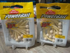 2 Packs Berkley 3" Floating Mice Tails Soft Fishing Bait Glow Color - Picture 1 of 4