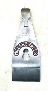 "Tapa de palanca de dos piezas vintage Millers Falls 2"" Pat No 181822520 INV17588" - Imagen 1 de 2