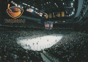 Ultra Rare NHL Atlanta Thrashers Philips Arena Postcard - 2000 Ticket Packages - Picture 1 of 2