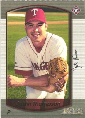 Bowman #54 Justin Thompson Texas Rangers 2000  Foto 1 de 2