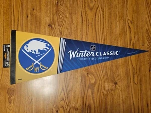 Buffalo Sabres 2018 Winter Classic Pennant - 10th Anniversary - New! Wincraft - Picture 1 of 3