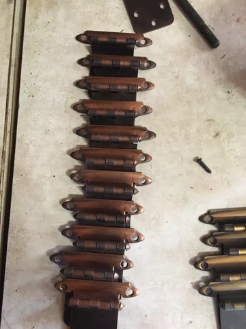 Vintage copper color Cabinet Door Hinges Cover