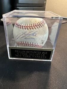 DELLIN BETANCES SIGNED GAME USED OML SELIG BASEBALL NEW YORK YANKEES NY Steiner - Picture 1 of 3