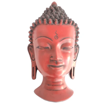 Buddha Mask 8" Wall hanging Art Sculpture Painting Wall Décor mask Religious Gif - Image 1 of 4