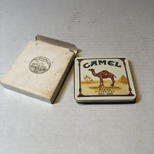 VINTAGE Camel Cigarette Tin Turkish & Domestic Cigarettes MNG - Picture 1 of 5