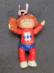Cabbage Patch Kids 4" RED SWEATER TEDDY BEAR figure vintage Panosh Place 1984 - Picture 1 of 9