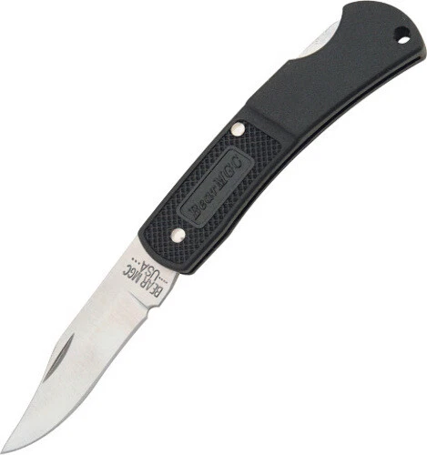 Bear & Son Executive Lockback Knife 726 3" closed. Stainless clip blade. Lightwe - Image 1 of 1