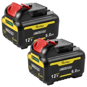 2x 10.8V 12V 6.0Ah Battery for Dewalt DCB120 DCB121 DCB123 DCB125 DCD710 DCF813 - Picture 1 of 12