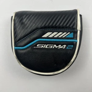 Ping Sigma 2 Mallet Putter Headcover Golf Head Cover Blue / White / Black - Picture 1 of 5